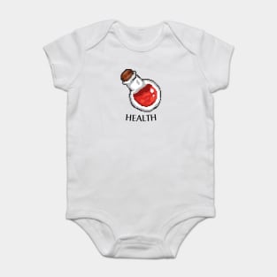 Health Potion Gamer Print Baby Bodysuit